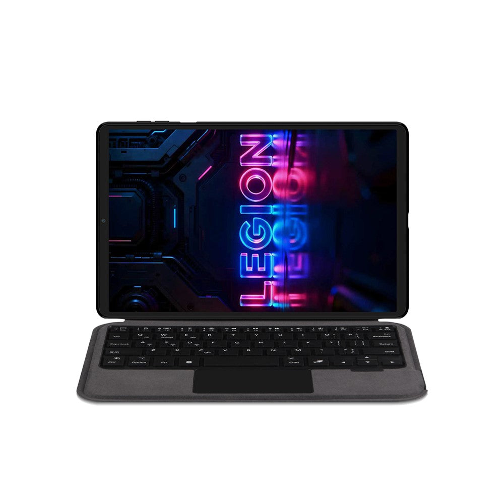 For Lenovo Legion Y700 (Gen 5) Leather Case + Touchpad Bluetooth-Compatible Keyboard with Backlit
