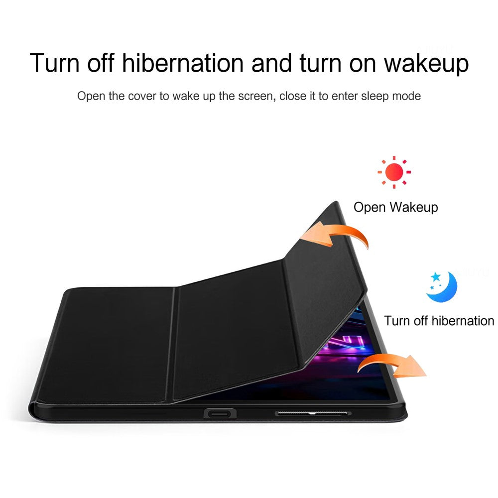 For Lenovo Legion Y700 (Gen 5) Case PU Leather TPU Back Trifold Stand Tablet Cover