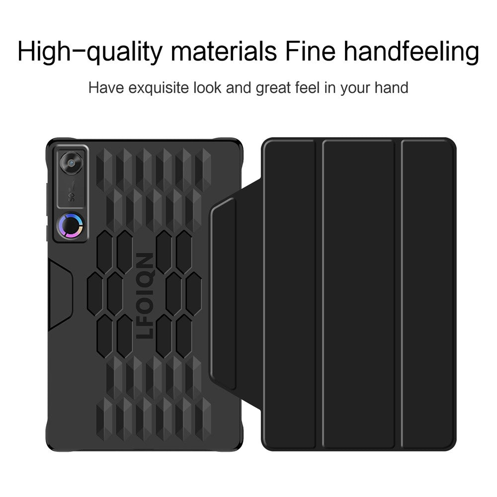 For Lenovo Legion Y700 (Gen 5) Case PU PC Back Trifold Stand Tablet Cover