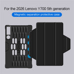 For Lenovo Legion Y700 (Gen 5) Case Stand PC PU Leather Magnetic Detachable Tablet Cover