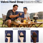 For Xiaomi Redmi Pad 2 Pro Kickstand Case TPU PC Silicone Tablet Cover with Hand Band  /  Shoulder Strap