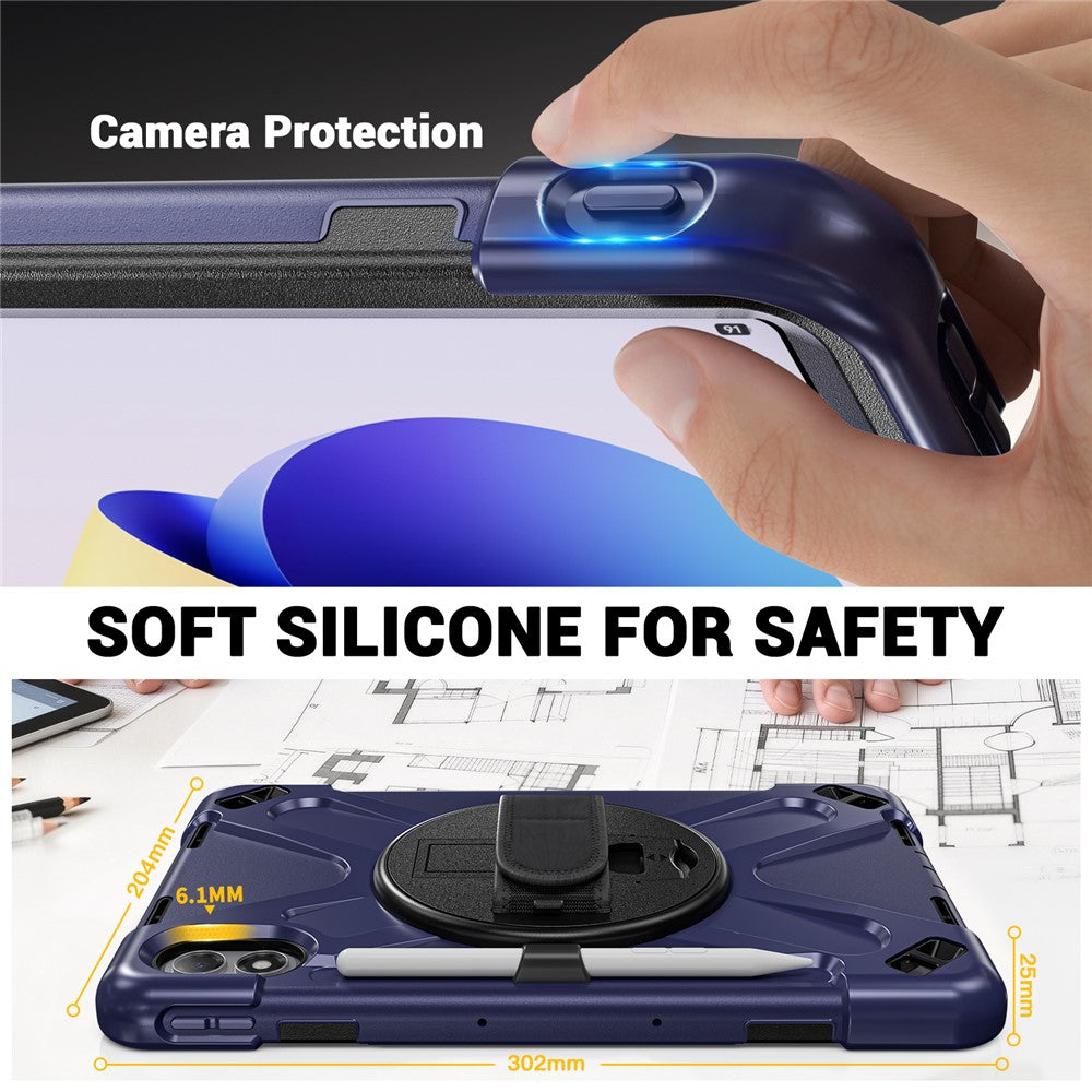 For Xiaomi Redmi Pad 2 Pro Case TPU + PC + Silicone Kickstand Anti Drop Tablet Cover