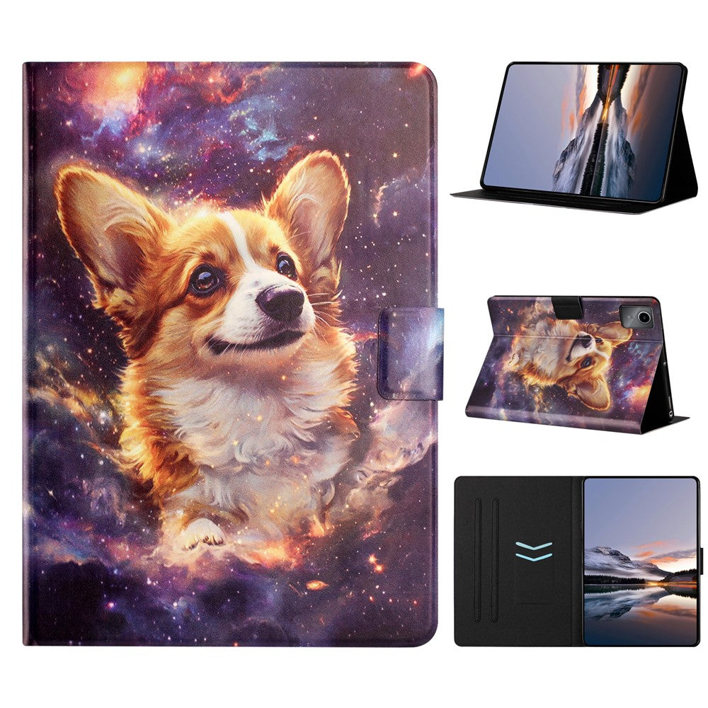 For Lenovo Xiaoxin Pad 11 2025 Tablet Case Litchi Texture TPU + PU Leather Protective Cover
