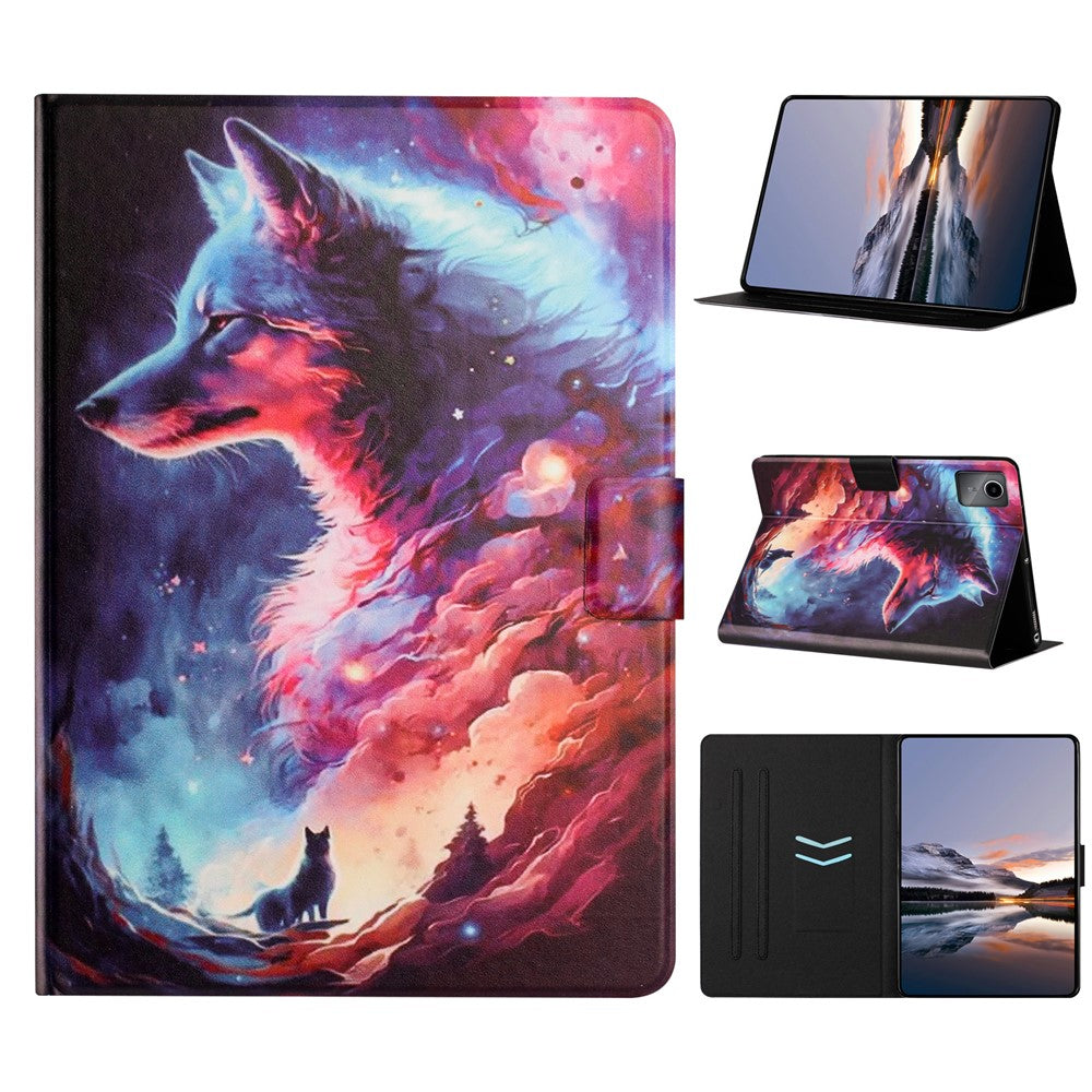 For Lenovo Xiaoxin Pad 11 2025 Tablet Case Litchi Texture TPU + PU Leather Protective Cover
