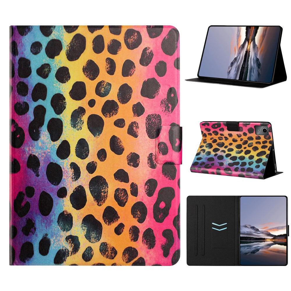 For Lenovo Xiaoxin Pad 11 2025 Tablet Case Litchi Texture TPU + PU Leather Protective Cover