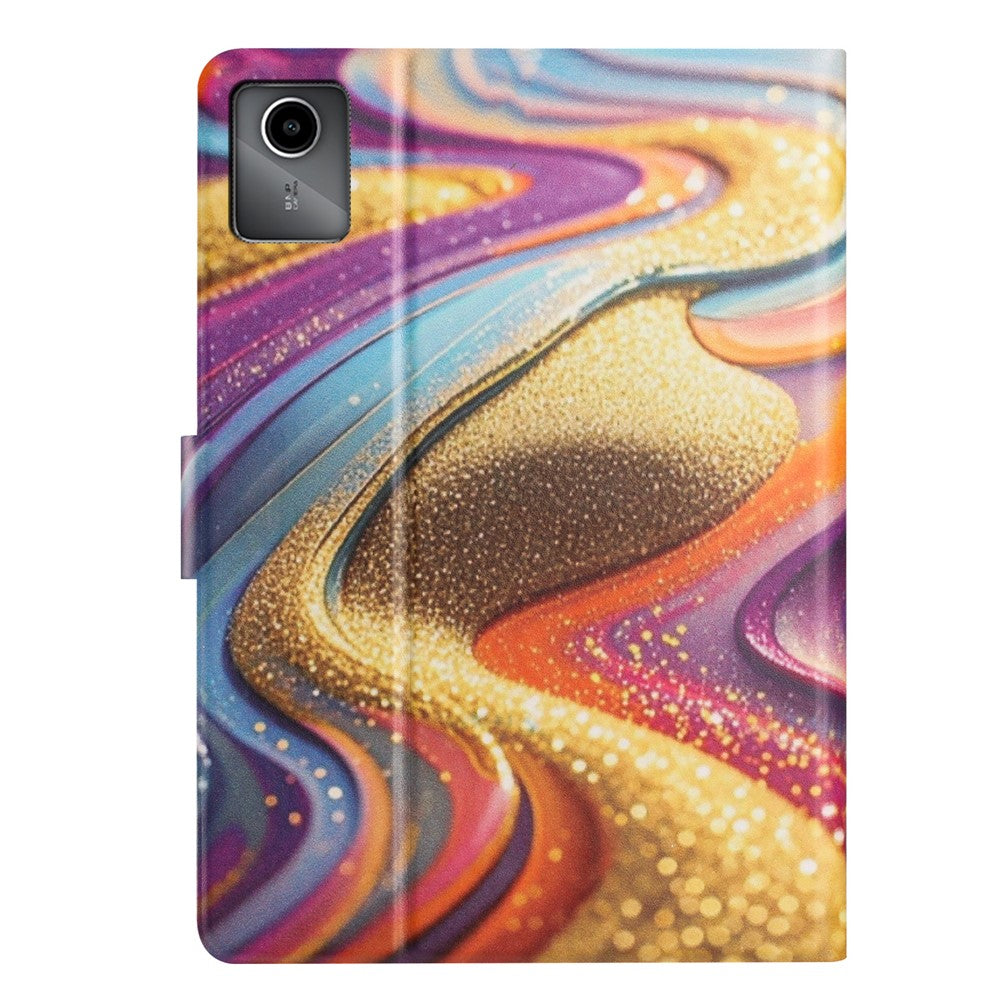 Tablet Case for Lenovo Tab M11  /  Xiaoxin Pad 11 2024 Litchi Texture TPU + PU Leather Protective Cover