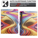 Tablet Case for Samsung Galaxy Tab S10 FE  /  S10 Lite  /  S9  /  S9 FE Litchi Texture TPU + PU Leather Protective Cover