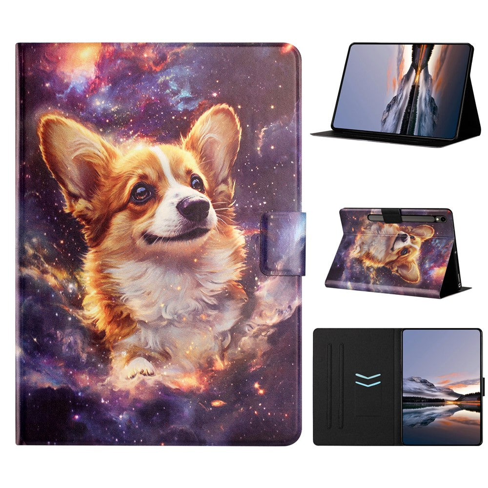 Tablet Case for Samsung Galaxy Tab S10 FE  /  S10 Lite  /  S9  /  S9 FE Litchi Texture TPU + PU Leather Protective Cover