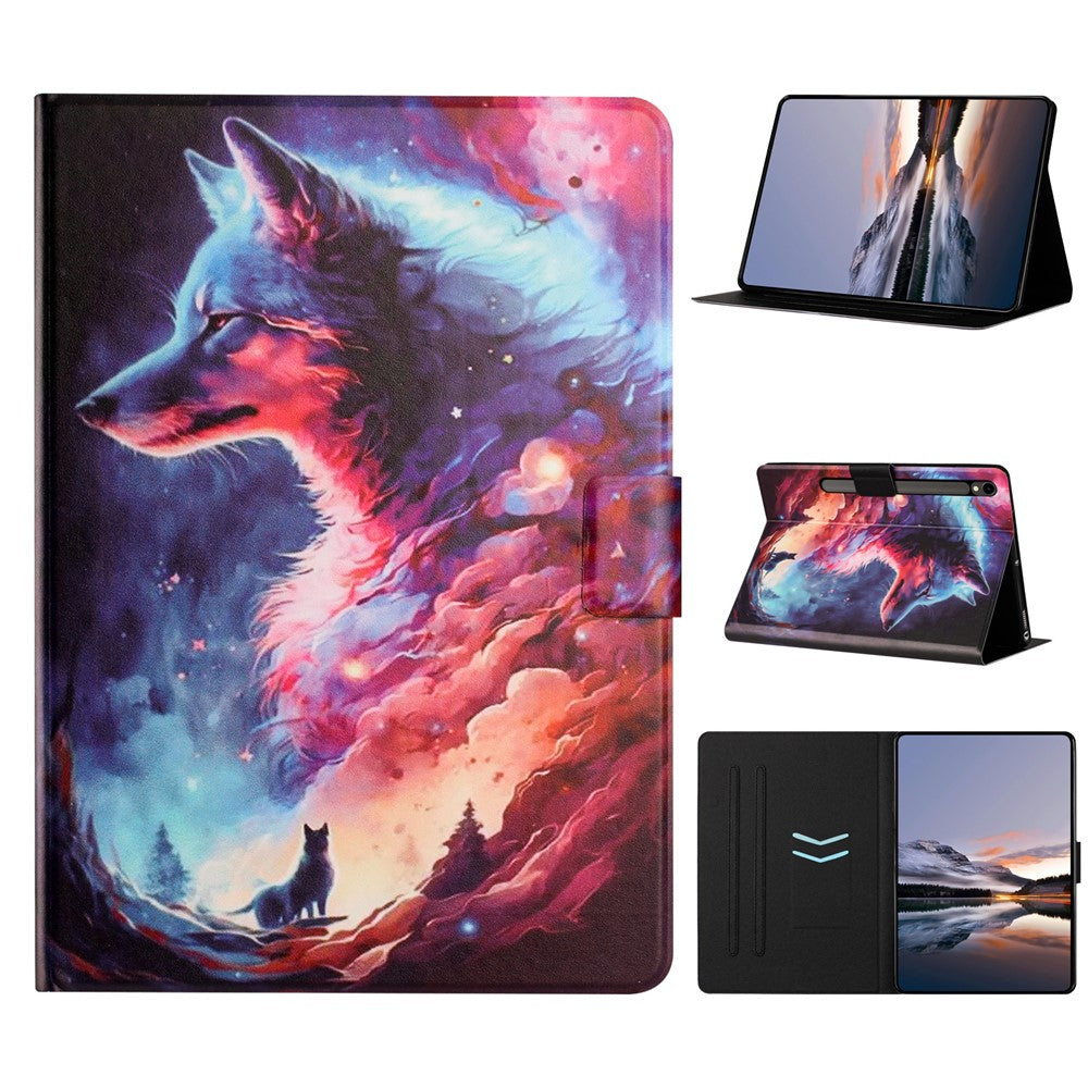Tablet Case for Samsung Galaxy Tab S10 FE  /  S10 Lite  /  S9  /  S9 FE Litchi Texture TPU + PU Leather Protective Cover