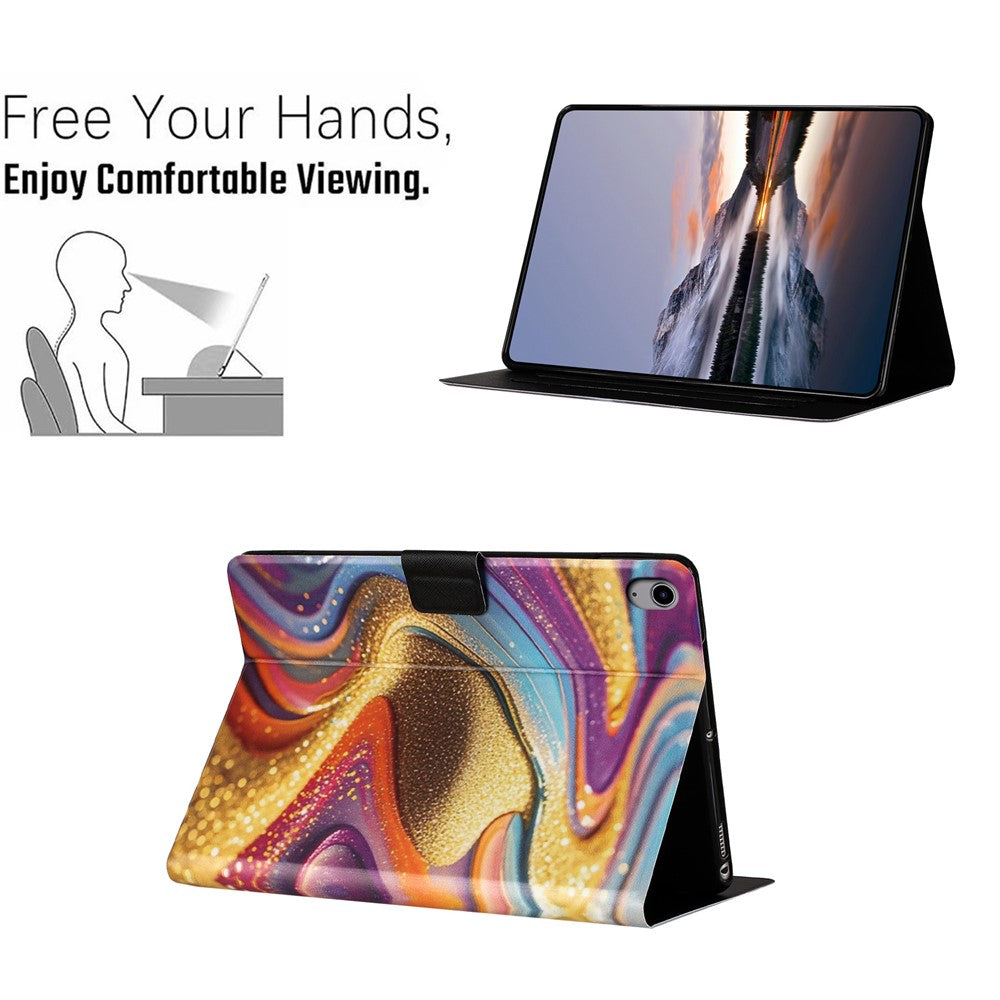 For Samsung Galaxy Tab S11 Tablet Case Litchi Texture TPU + PU Leather Protective Cover
