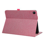 For Oppo Pad Air5 Case with Stand Card Holder Cloth Texture Leather Tablet Cover