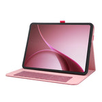 For Oppo Pad Air5 Case with Stand Card Holder Cloth Texture Leather Tablet Cover