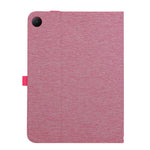 For Oppo Pad Air5 Case with Stand Card Holder Cloth Texture Leather Tablet Cover