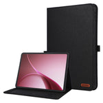 For Oppo Pad Air5 Case with Stand Card Holder Cloth Texture Leather Tablet Cover