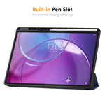 ENKAY HAT PRINCE For Lenovo Idea Tab Pro Gen 2 Tri-Fold Stand Tablet Case PU Leather+TPU Smart Cover with Pencil Holder