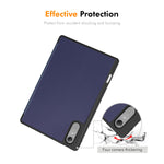 ENKAY HAT PRINCE For Lenovo Idea Tab Pro Gen 2 Tri-Fold Stand Tablet Case PU Leather+TPU Smart Cover with Pencil Holder