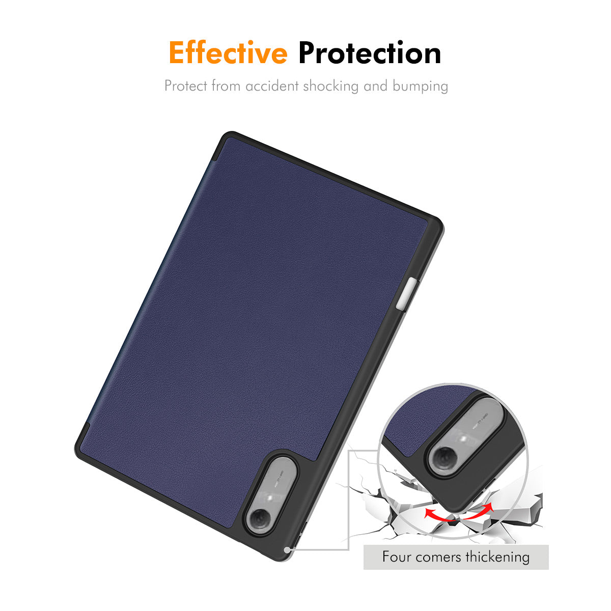 ENKAY HAT PRINCE For Lenovo Idea Tab Pro Gen 2 Tri-Fold Stand Tablet Case PU Leather+TPU Smart Cover with Pencil Holder