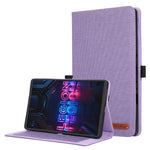 For Lenovo Tab Gen 5 / Legion Y700 (Gen 5) Case with Stand Card Holder Cloth Texture Leather Tablet Cover