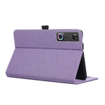 For Lenovo Tab Gen 5 / Legion Y700 (Gen 5) Case with Stand Card Holder Cloth Texture Leather Tablet Cover