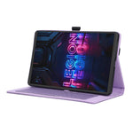 For Lenovo Tab Gen 5 / Legion Y700 (Gen 5) Case with Stand Card Holder Cloth Texture Leather Tablet Cover