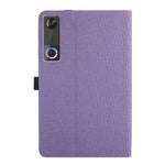 For Lenovo Tab Gen 5 / Legion Y700 (Gen 5) Case with Stand Card Holder Cloth Texture Leather Tablet Cover