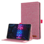For Lenovo Tab Gen 5 / Legion Y700 (Gen 5) Case with Stand Card Holder Cloth Texture Leather Tablet Cover