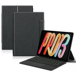 For Lenovo Xiaoxin Pad Pro 13 Leather Case + Touchpad Bluetooth-Compatible Keyboard (without Backlit)