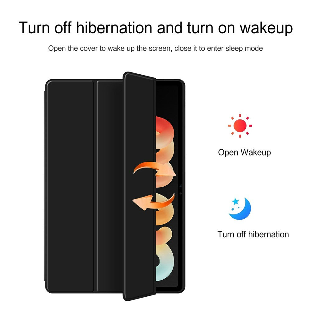 For Lenovo Xiaoxin Pad Pro 13 Case PU Leather TPU Back Trifold Stand Tablet Cover