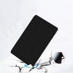 For Honor Pad 8 Protective Cover TPU+PU Leather Anti-Drop Case Shockproof Skin-Touch Tablet Case with Three-fold Stand