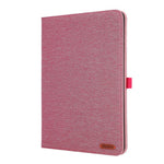For Oppo Pad 5 Case with Stand Card Holder Cloth Texture Leather Tablet Cover