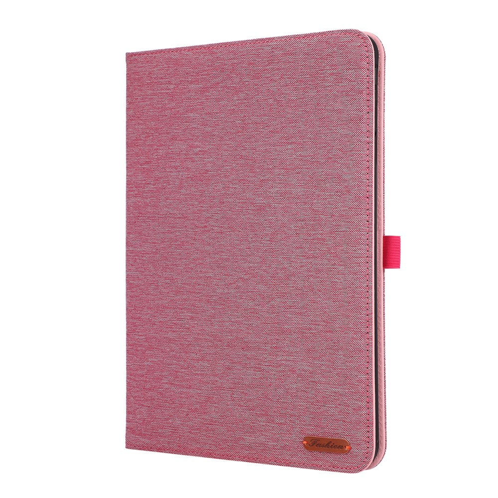 For Oppo Pad 5 Case with Stand Card Holder Cloth Texture Leather Tablet Cover
