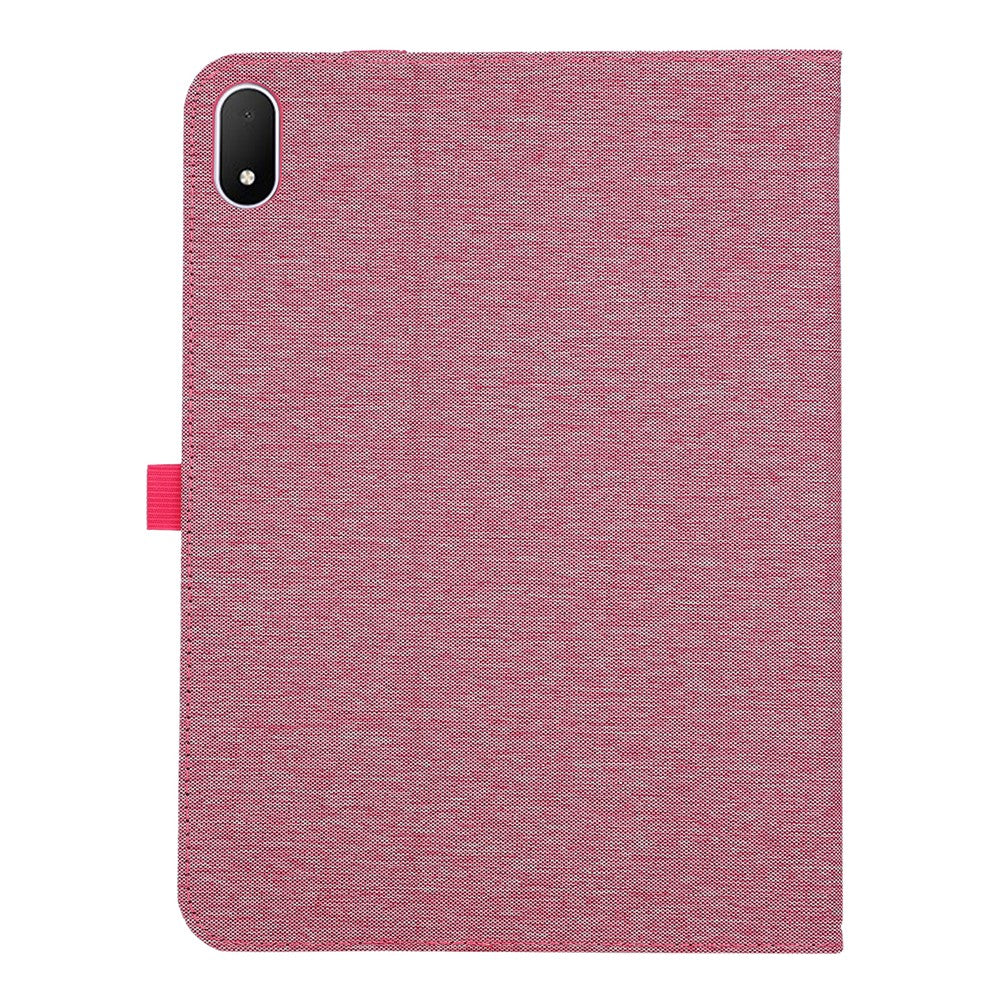 For Oppo Pad 5 Case with Stand Card Holder Cloth Texture Leather Tablet Cover