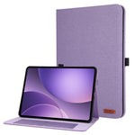 For Oppo Pad 5 Case with Stand Card Holder Cloth Texture Leather Tablet Cover