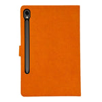 Tablet Case for Samsung Galaxy Tab S10 Lite / S10 FE+ / S9 FE / S9 Embossed Magpie Pattern TPU PU Protective Cover with Card Slots