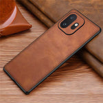 For OnePlus 15T 5G Case Retro Leather Coated PC + TPU Phone Cover