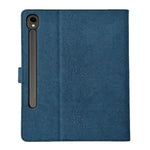 Tablet Case for Samsung Galaxy Tab S9 / S8 / S7 Embossed Magpie Pattern TPU PU Protective Cover with Card Slots