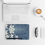 For Samsung Galaxy Tab S7 FE / S7+ SM-T970 / S8+ All-around Protection Flower Pattern Printed Tablet Case Anti-fall Leather + TPU Cover with Stand