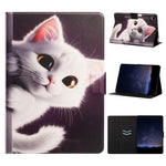 Tablet Case for Samsung Galaxy Tab S9  /  Tab S9 FE Leather Stand Case with Card Slots Litchi Pattern Magnetic Flip Protective Cover