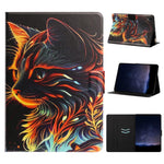 For Samsung Galaxy Tab S11 Tablet Case Leather Stand Case with Card Slots Litchi Pattern Magnetic Flip Protective Cover