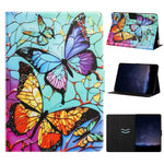 For Lenovo Tab M10 HD Gen 2 Tablet Case Leather Stand Case with Card Slots Litchi Pattern Magnetic Flip Protective Cover