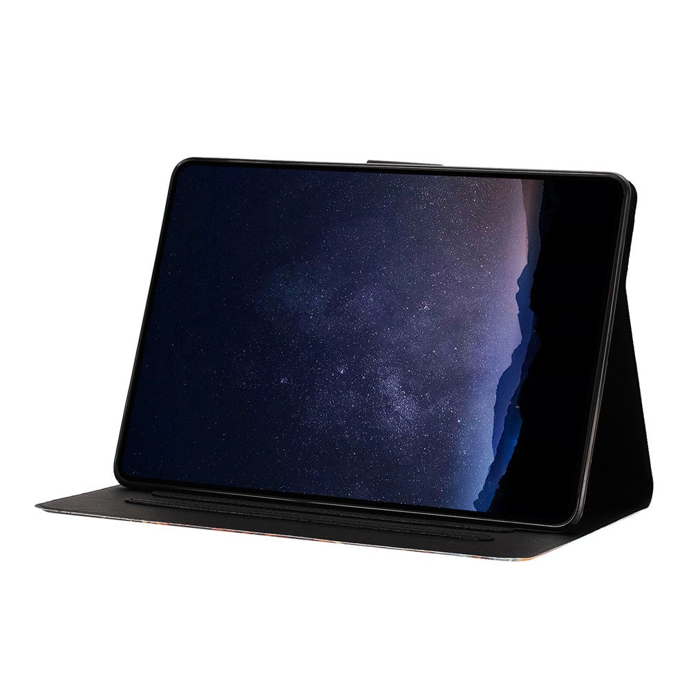 For Lenovo Tab M10 (Gen 3) Tablet Case Leather Stand Case with Card Slots Litchi Pattern Magnetic Flip Protective Cover