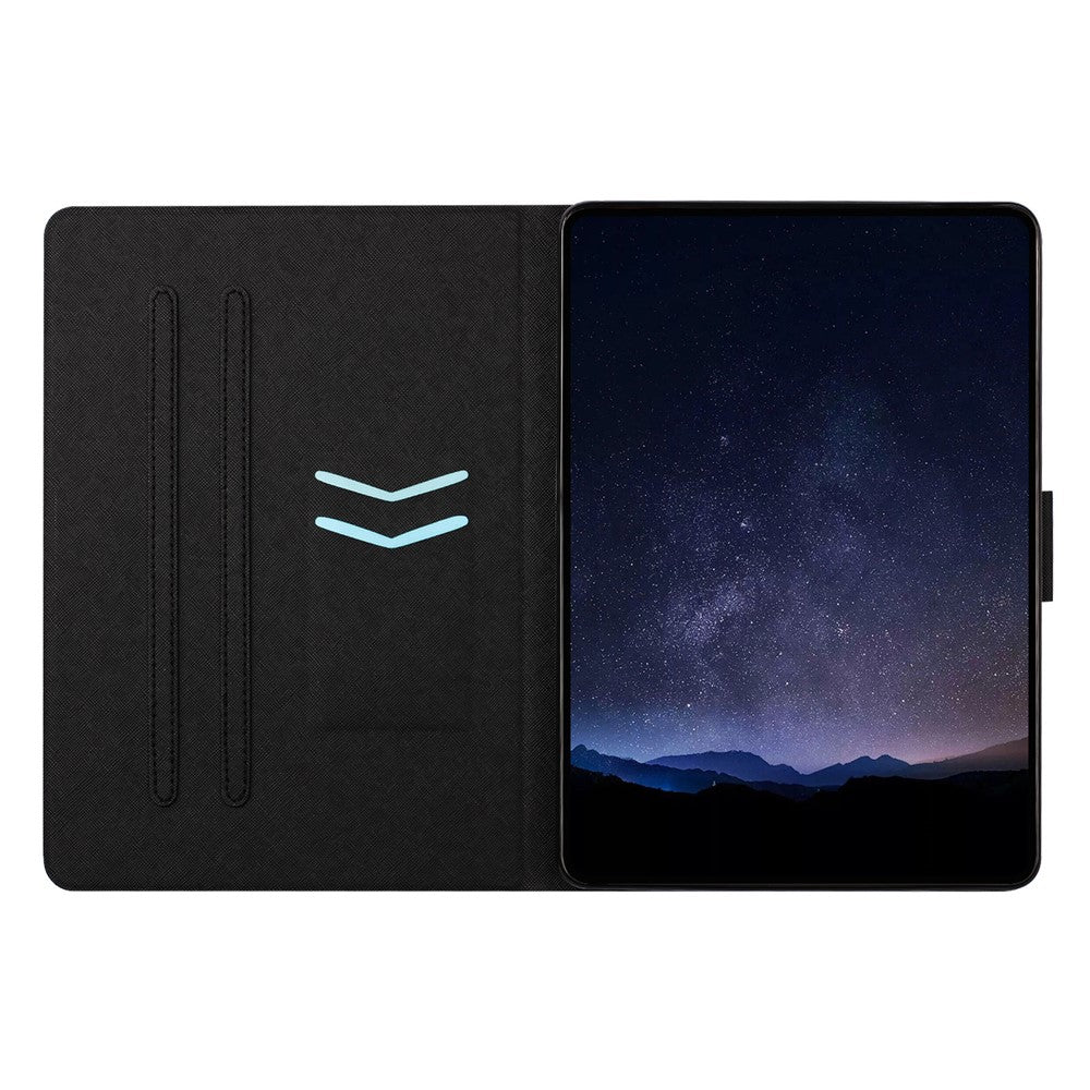 For Lenovo Tab M10 (Gen 3) Tablet Case Leather Stand Case with Card Slots Litchi Pattern Magnetic Flip Protective Cover
