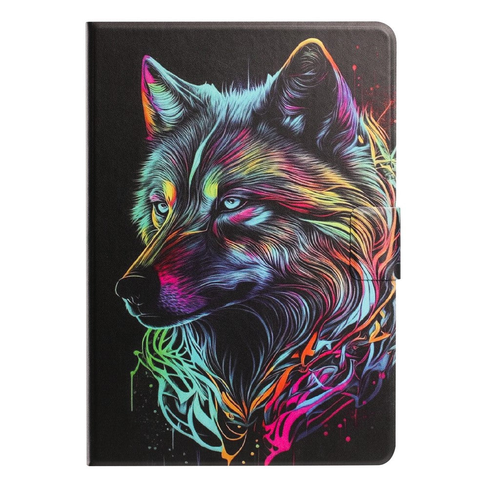 For Lenovo Tab M10 (Gen 3) Tablet Case Leather Stand Case with Card Slots Litchi Pattern Magnetic Flip Protective Cover