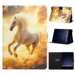 For Lenovo Tab M10 (Gen 3) Tablet Case Leather Stand Case with Card Slots Litchi Pattern Magnetic Flip Protective Cover