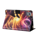 For Lenovo Xiaoxin Pad 11 2025 Tablet Case Leather Stand Case with Card Slots Litchi Pattern Magnetic Flip Protective Cover