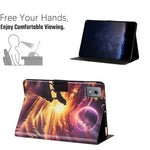 For Lenovo Xiaoxin Pad 11 2025 Tablet Case Leather Stand Case with Card Slots Litchi Pattern Magnetic Flip Protective Cover