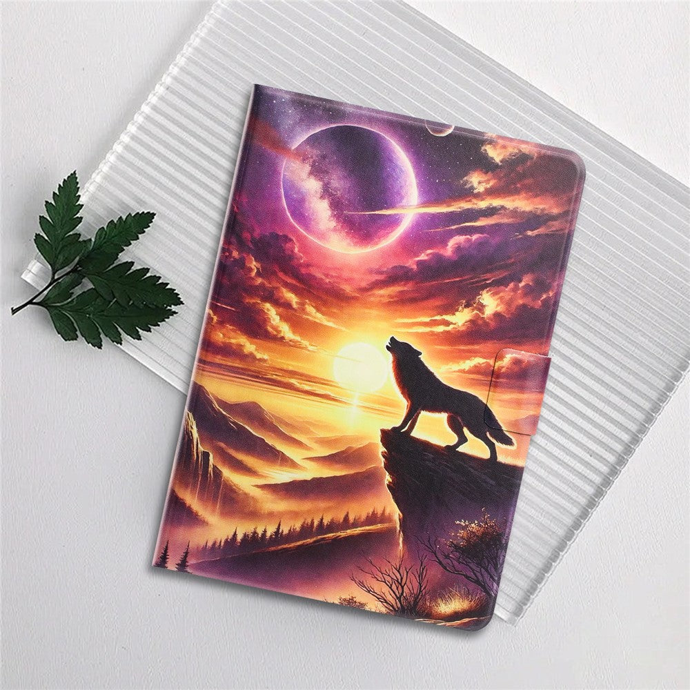 For Lenovo Xiaoxin Pad 11 2025 Tablet Case Leather Stand Case with Card Slots Litchi Pattern Magnetic Flip Protective Cover