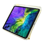 MUTURAL Crystal Shield-skal till iPad Air 13 (2026) / (2025) / (2024) / iPad Pro 12.9 (2022) / (2021) / (2020) Trippelvikbart stativfodral till surfplatta