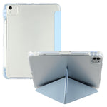MUTURAL Crystal Shield-skal till iPad Air 13 (2026) / (2025) / (2024) / iPad Pro 12.9 (2022) / (2021) / (2020) Trippelvikbart stativfodral till surfplatta