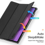 Dux Ducis for Lenovo Idea Tab Plus Case DUX DUCIS Domo Series Tri-fold Stand PU Leather Tablet Cover